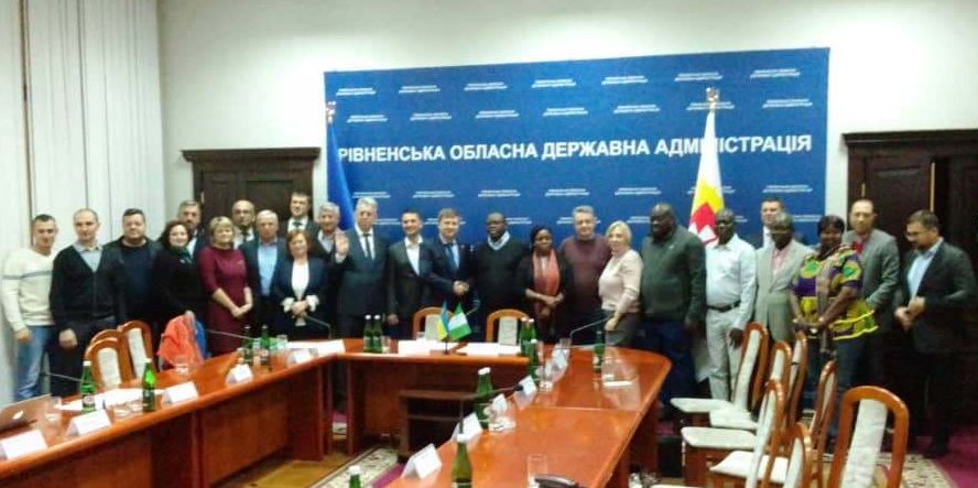 Зустріч нігерійської делегації з керівництвом Рівненського регіону