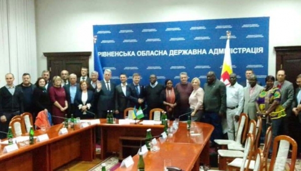 Зустріч нігерійської делегації з керівництвом Рівненського регіону