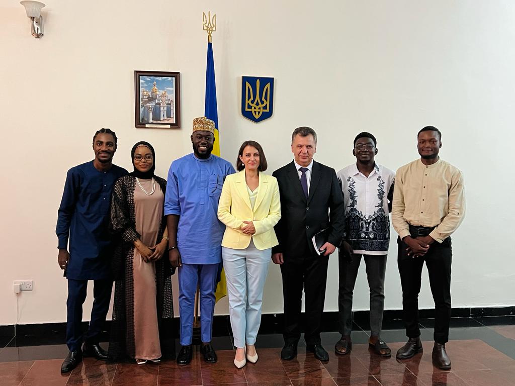 Meeting with former graduates of Sumy State University